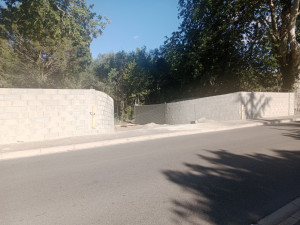 Photo de galerie - Réalisation mûr de clôtures 