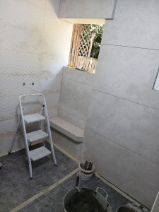 Photo de galerie - Pose du carrelage 
