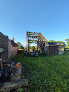 Photo de galerie - Démolition d'un bâtiment prêt a tomber 