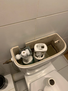 Photo de galerie - Changement mécanisme wc 