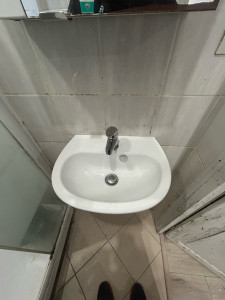 Photo de galerie - Remplacement lavabo, salle de bain