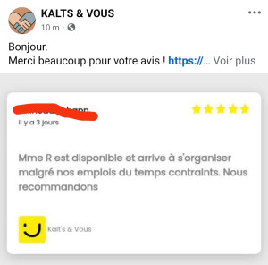 Photo de galerie - Retour client 