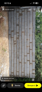 Photo de galerie - Construction d’un mur en parpaing 