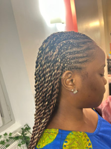 Photo de galerie - Nattes collées/ Twist/ Knotless Braid