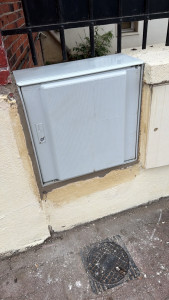 Photo de galerie - Installation coffret d'alimentation generale 