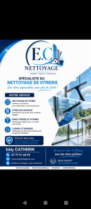 Photo de galerie - Nettoyage de vitres