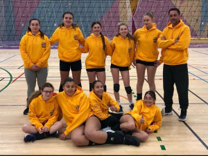 Photo de galerie - Mon équipe au interdépartemental de volleyball 