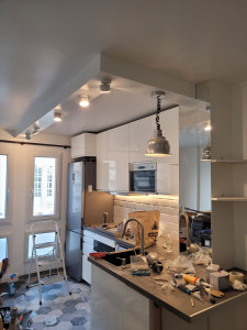 Photo de galerie - Finitions travaux l'enduit mural et plafond penture 