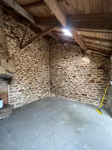 Photo de galerie - Enduit à la chaux, joint de pierre 