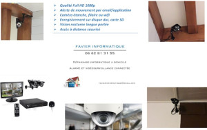 Photo de galerie - Installation d'un système de vidéosurveillance pour commerce.