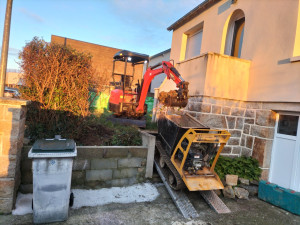 Photo de galerie - Terrassement en accès difficile