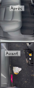 Photo de galerie - Nettoyage voiture à domicile - Nottoyage Intérieur 
Nettoyage tapis voiture - Nettoyage avant vente

Avant / Après 
Intérieur complet, aspiration, tapis, plastiques et finitions propres.
Travail sérieux – Intervention rapide.