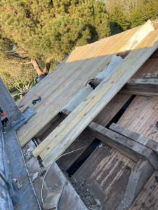 Photo de galerie - Volige puis remettre de la laine de vaire 