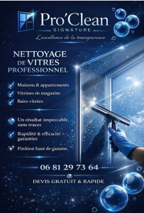 Photo de galerie - Flyer prestation de nettoyage 