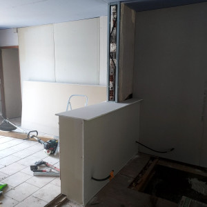 Photo de galerie - Création de minibar placo