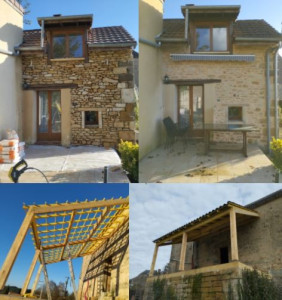 Photo de galerie - REJOINTOIEMENT FACADE ET PERGOLA 