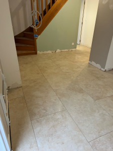 Photo de galerie - Pose de carrelage 120 / 60