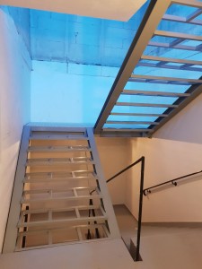 Photo de galerie - Création d'escalier en acier IPN 