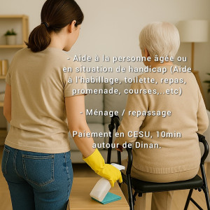 Photo de galerie - Aide à la personne à domicile 