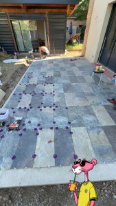 Photo de galerie - Pose de carrelage 