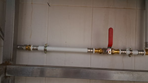 Photo de galerie - Modification d'une alimentation en eau de cuisine. 