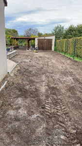 Photo de galerie - Terrassement d’une allée 