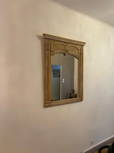 Photo de galerie - Pose miroir, sur mur porteur.