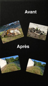 Photo de galerie - Intervention pour un débarras de cours 