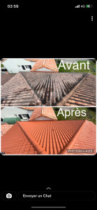 Photo de galerie - Nettoyage toiture 