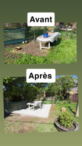 Photo de galerie - Réalisation d’une chape 