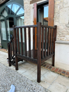 Photo de galerie - Réfection d’un escalier en bois extérieur 