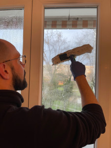 Photo de galerie - Nettoyage de vitres