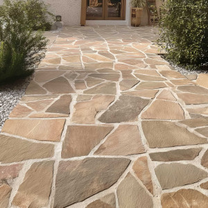 Photo de galerie - Pose opus allée extérieur