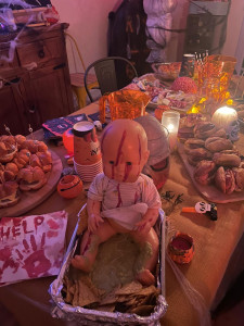 Photo de galerie - Décoration buffet halloween