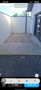 Photo de galerie - Travaux soigné dalle 
