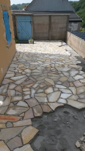 Photo de galerie - Dallage pierre