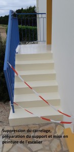 Photo de galerie - Réfection escalier extérieur