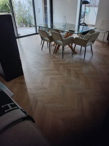 Photo de galerie - Pose de parquet flottant 