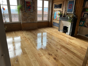 Photo de galerie - Pose parquet 