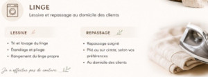 Photo de galerie - Lingerie - Repassage