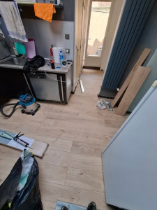 Photo de galerie - Pose de parquet - Revêtement de sol