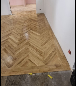Photo de galerie - Pose de parquet - Revêtement de sol