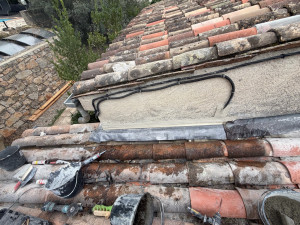 Photo de galerie - Intervention solin grillagé encastré