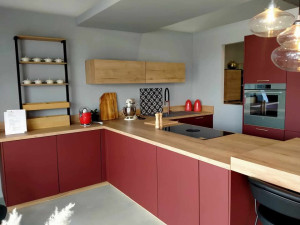 Photo de galerie - Pose d'une cuisine 