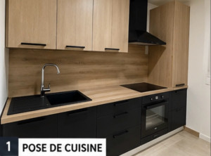 Photo de galerie - Pose de cuisine 