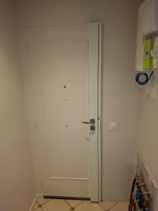 Photo de galerie - Installation serrure carrené