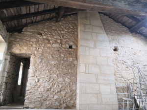 Photo de galerie - Réfection cheminée, jointage mur 