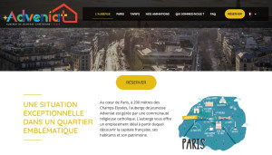 Photo de galerie - Site web d’un hôtel à Paris