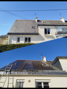 Photo de galerie - Nettoyage de toiture 