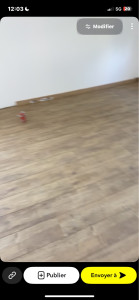 Photo de galerie - Pose de parquet - Revêtement de sol